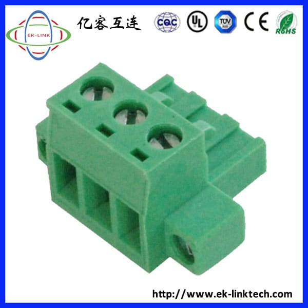 F75-6-5.0 Pitch 5.0mm Head For Pluggable Terminal Blocks connector