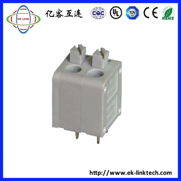 F51-51-5.0 间距5.0mm 弹簧式PCB接线端子/按压免螺丝式端子线路板接线