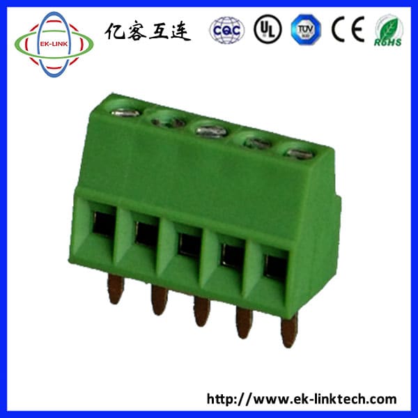 F31-1-2.54 Pitch2.54mm PCB Rising Clamp Terminal Blocks
