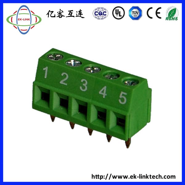 F33-1-3.5 Pitch3.5mm PCB Rising Clamp Terminal Blocks
