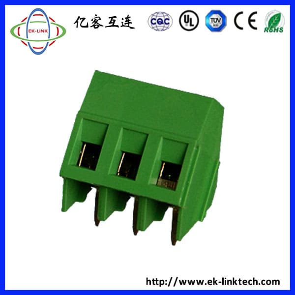 F34-2-5.0 Pitch5.0mm PCB Rising Clamp Terminal Blocks