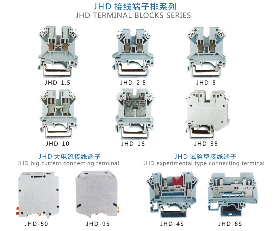 JHD terminal blocks series